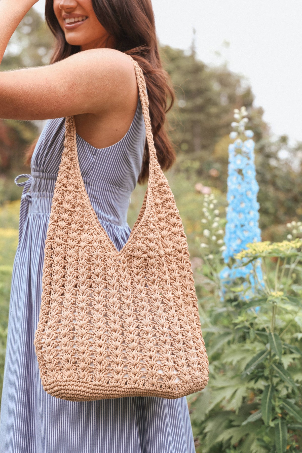 Avery Woven Bag - Tan