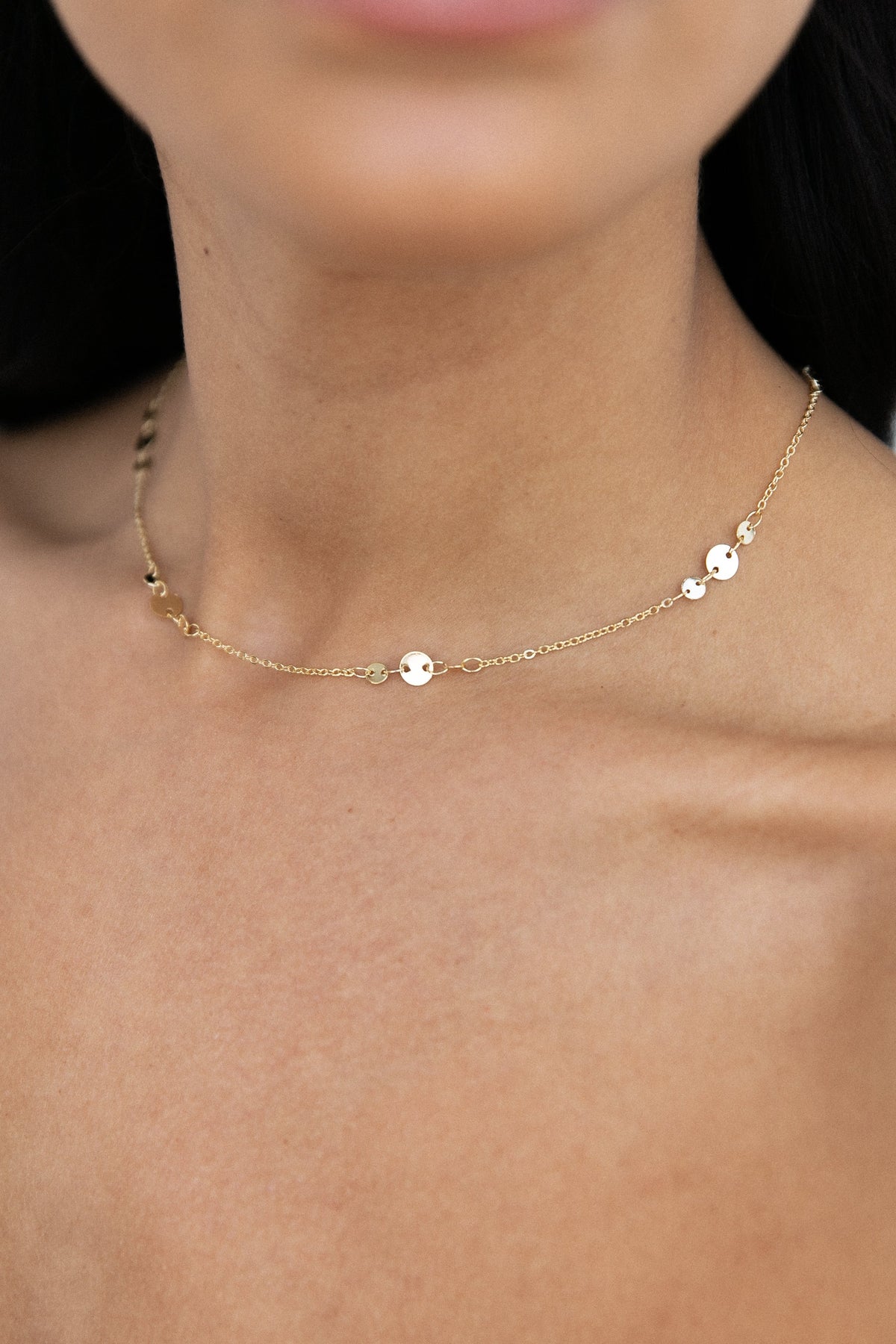 Glimmer Dainty Necklace - Gold