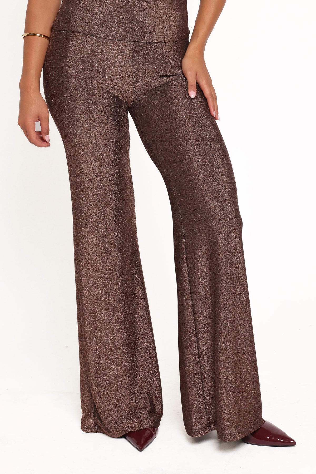 Sydney Wide Leg Pant - Bronze
