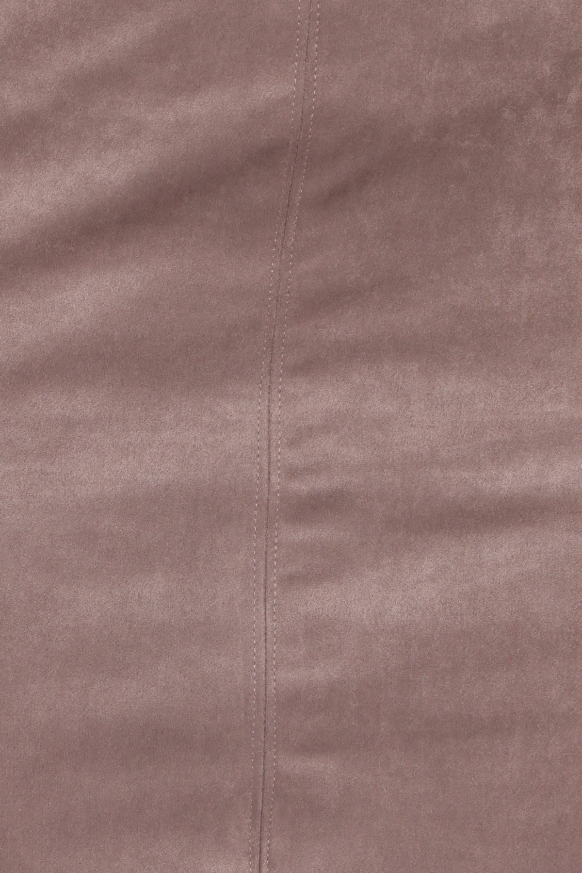 Una Suede Midi Skirt - Mushroom