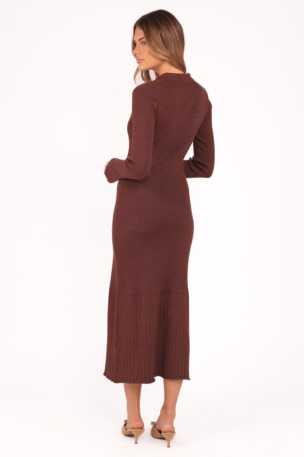 Makenna Knit Dress - Brown
