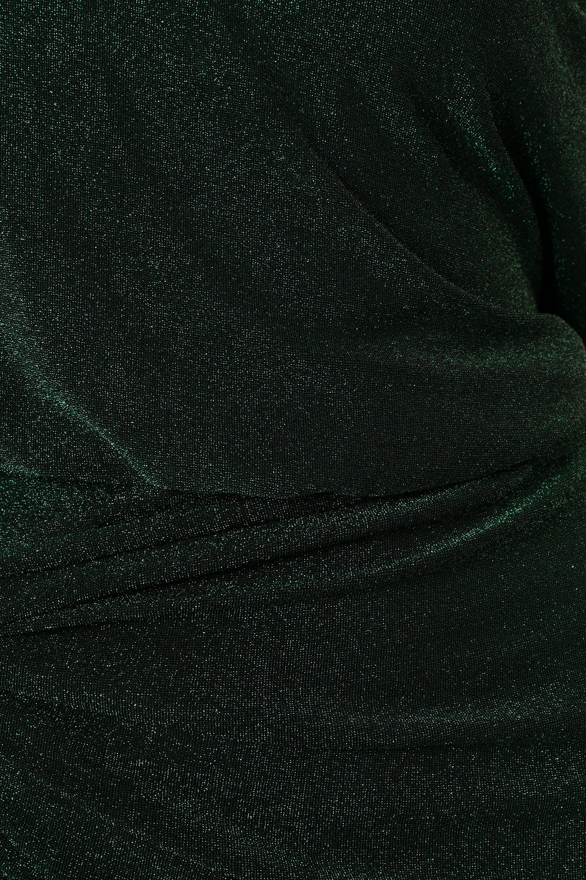 Santiago Off Shoulder Midi Dress - Emerald