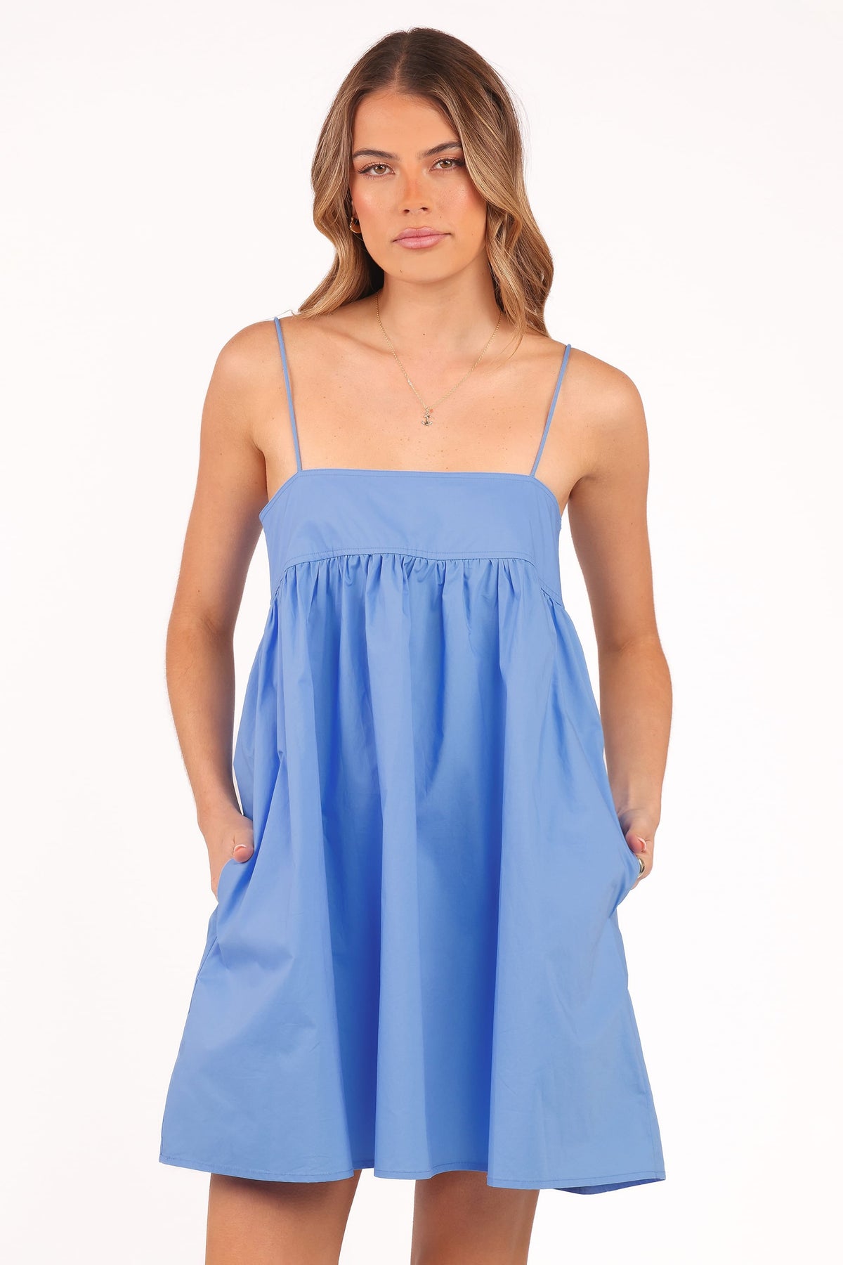 Serina Mini Dress - Blue