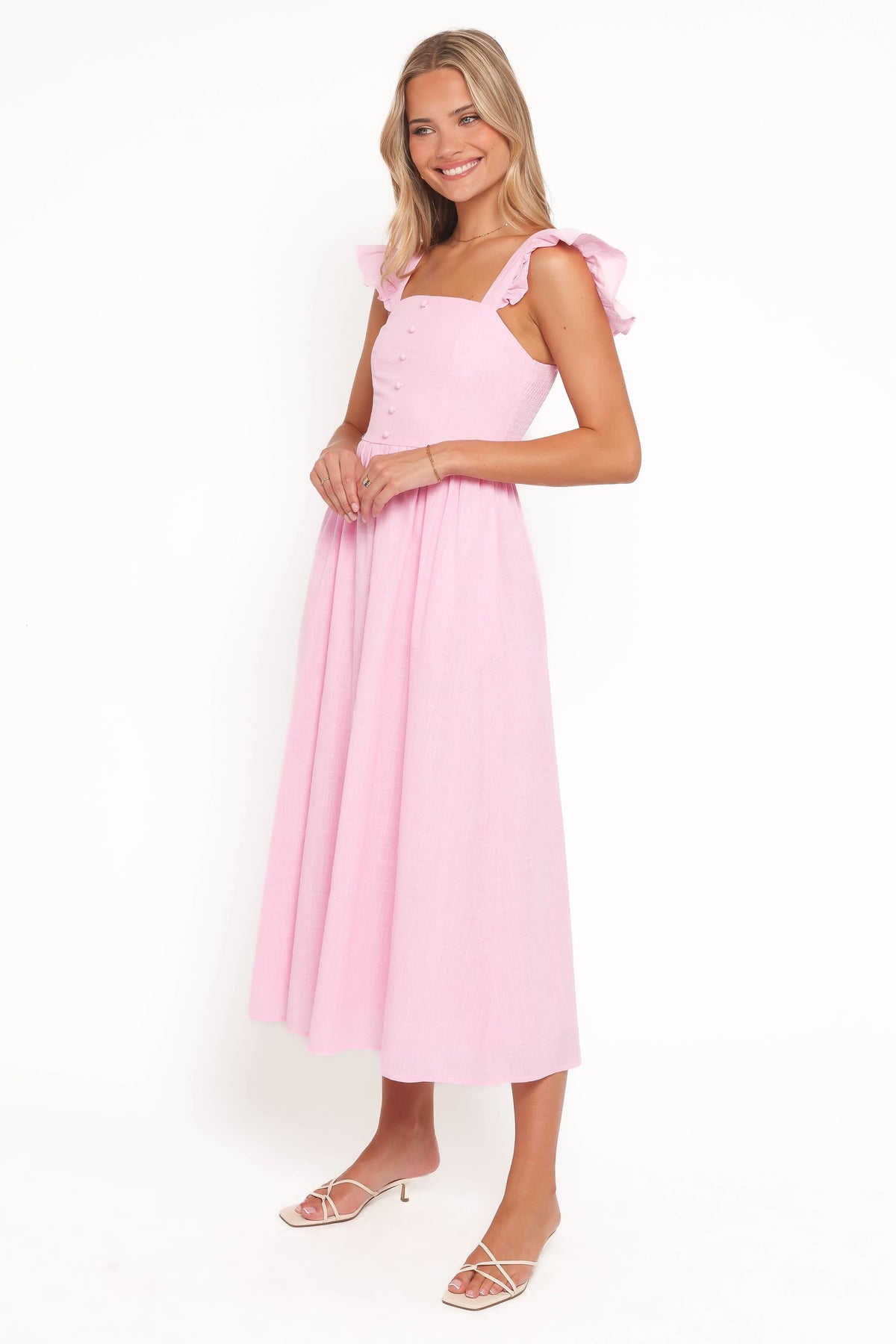 Tiarne Midi Dress - Pink