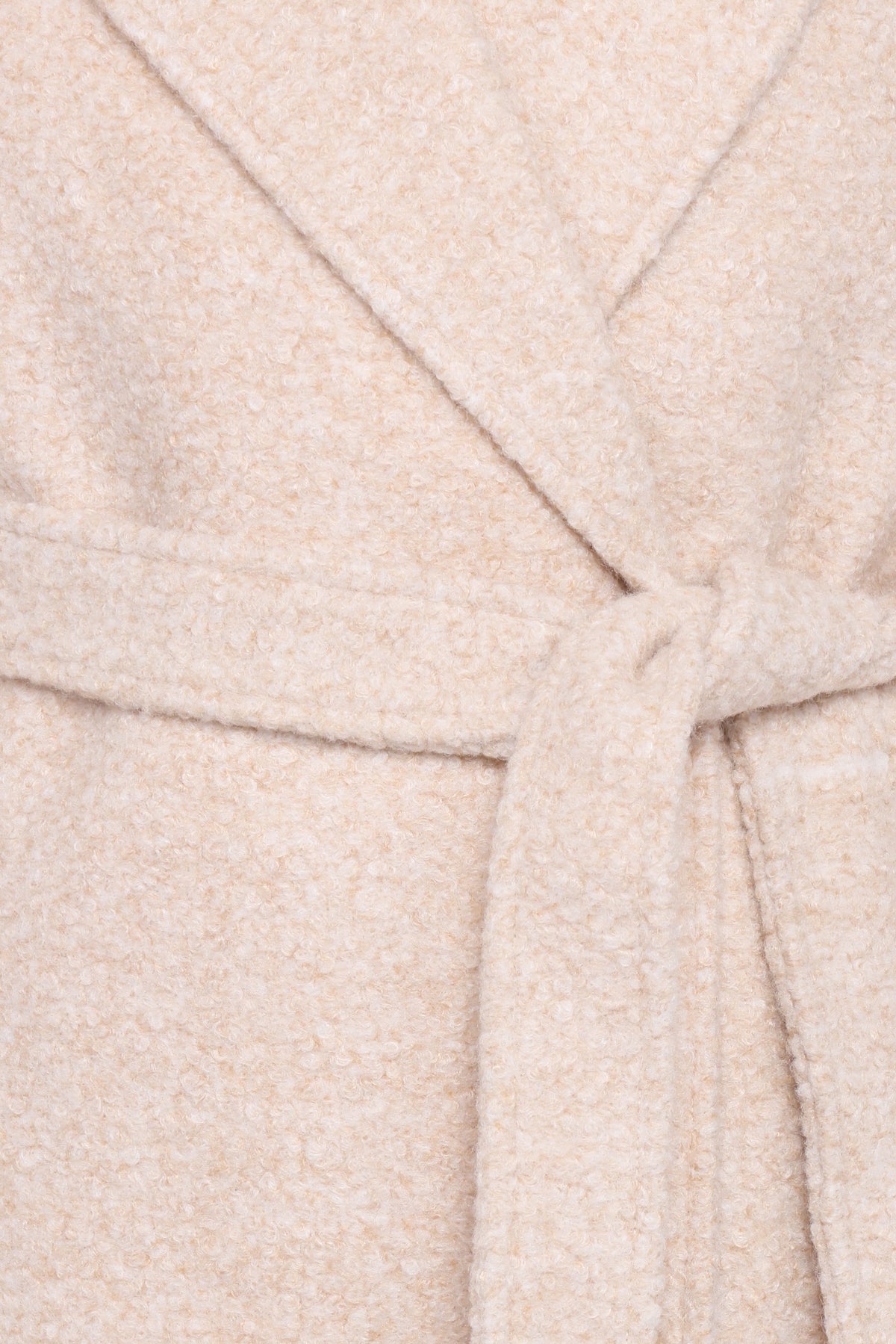 Goodie Shearling Coat - Cream