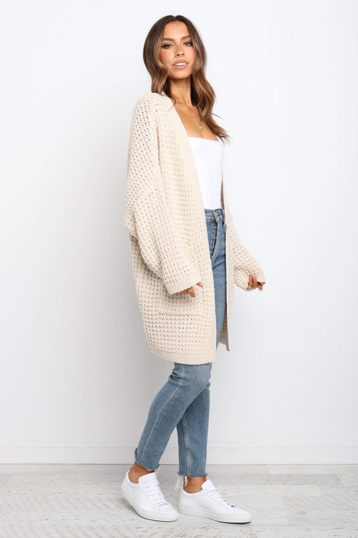 Leyonie Cardigan - Cream