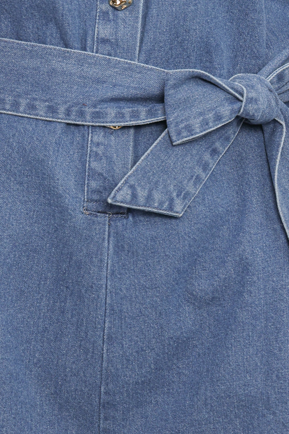 Hailey Denim Romper - Indigo
