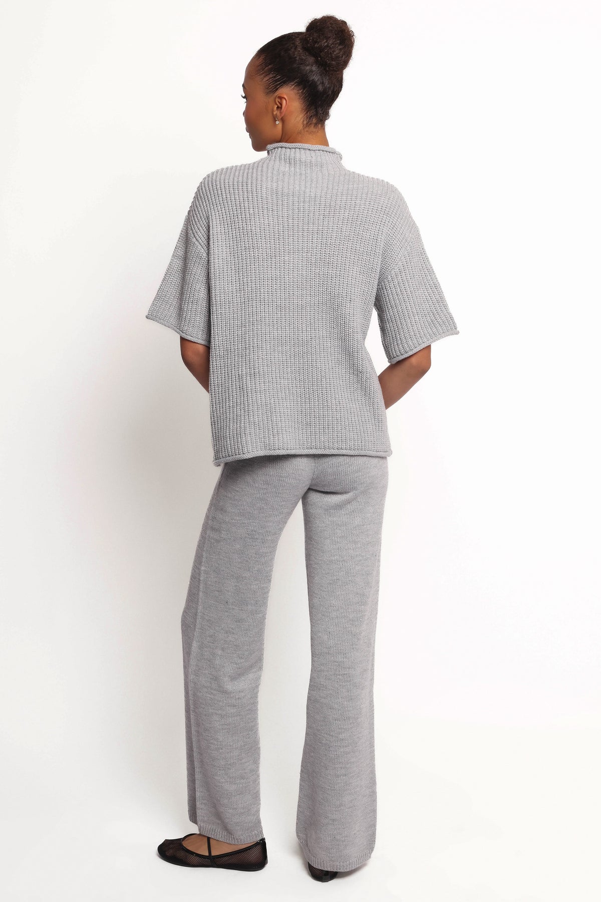 Remii Knit Pant Set - Grey