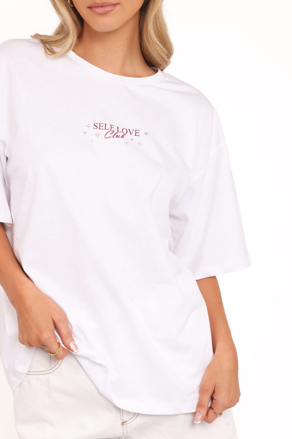 Runa Self Love Graphic Tee - White