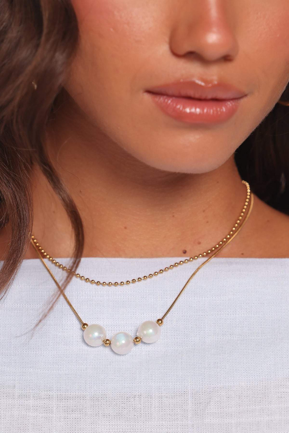Jamaica Necklace - Pearl