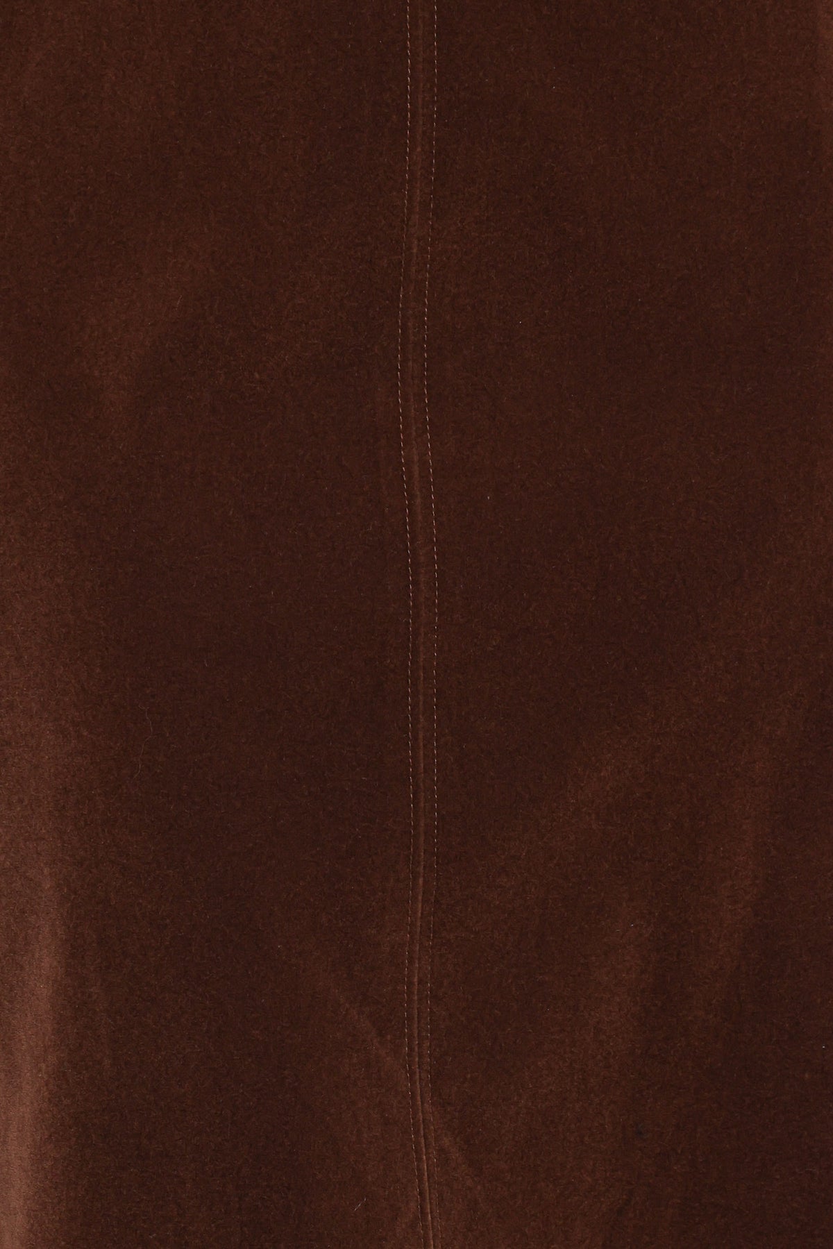 Halina Velvet Midi Skirt - Chocolate