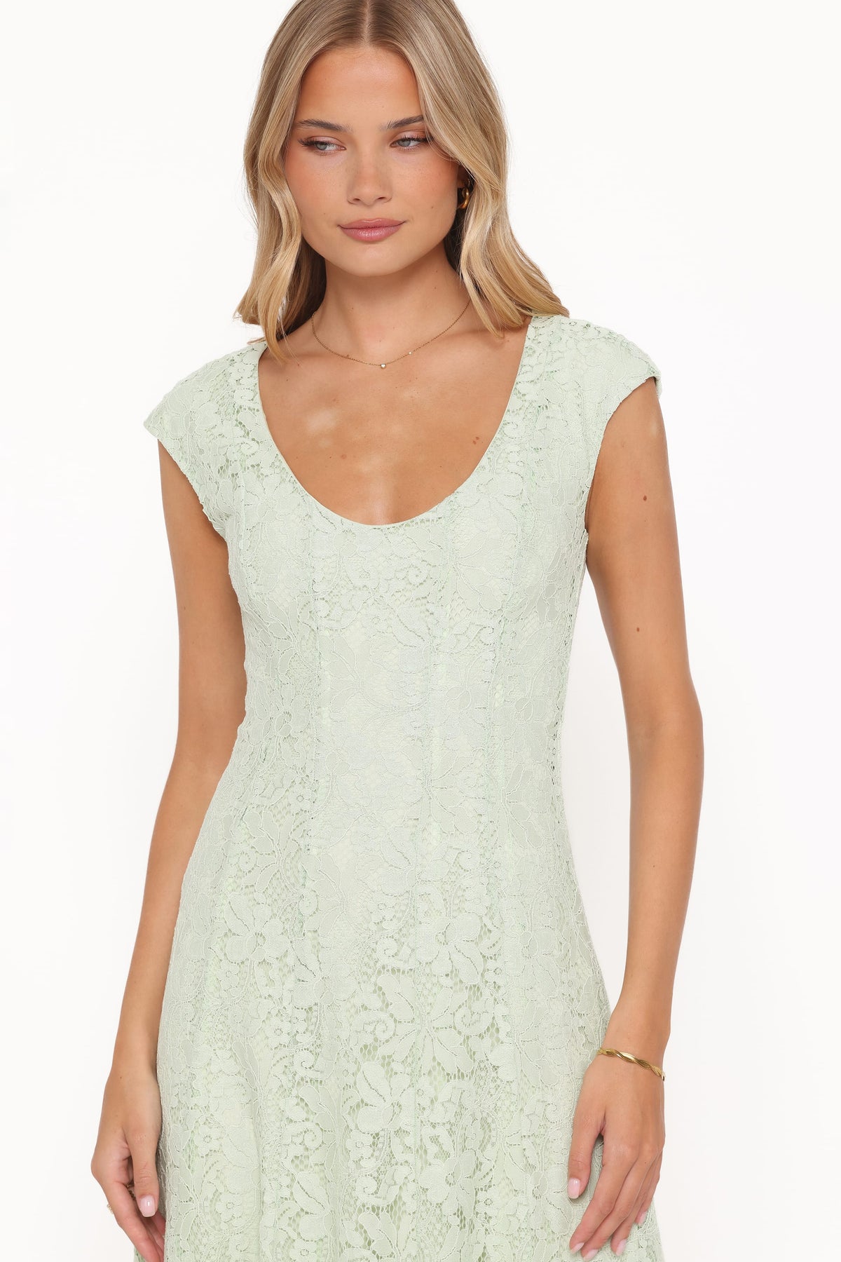 Mapleton Maxi Dress - Sage Green Lace