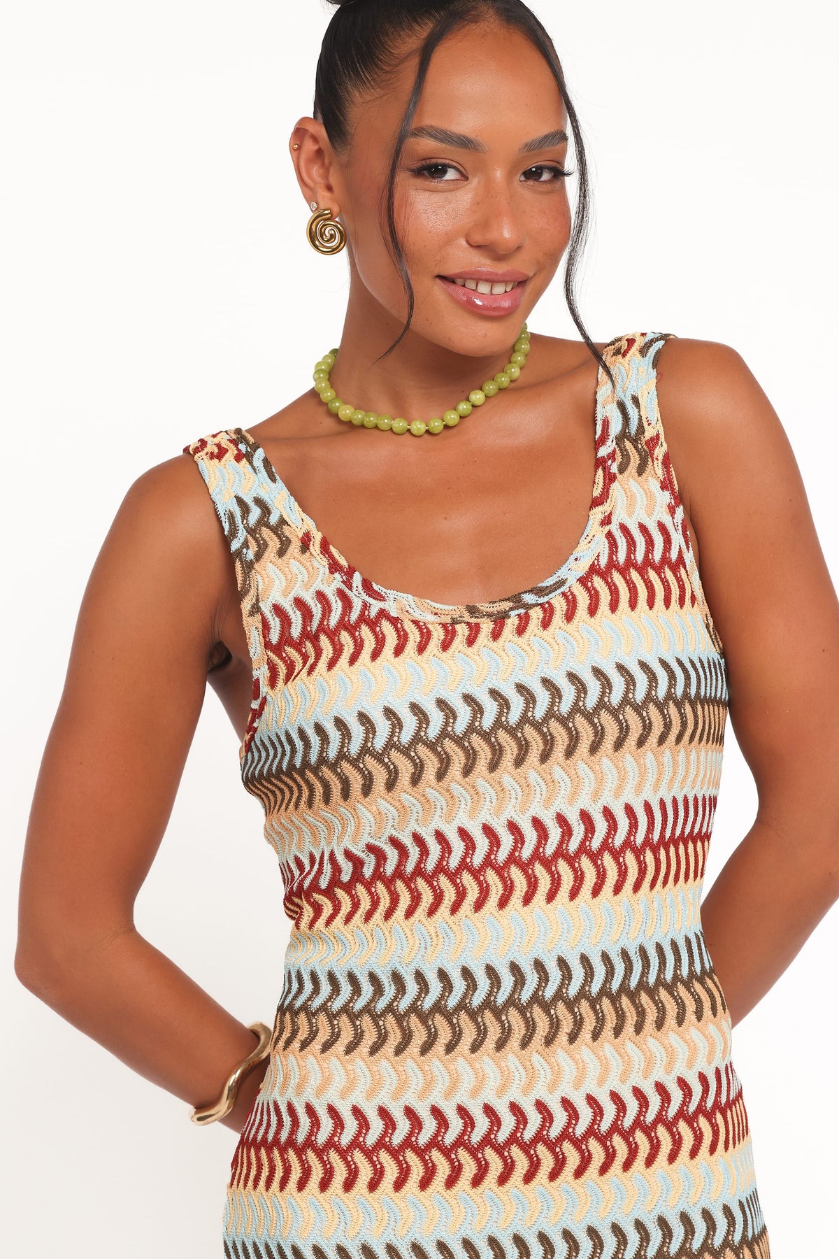 Sommer Midi Dress - Multi Stripe