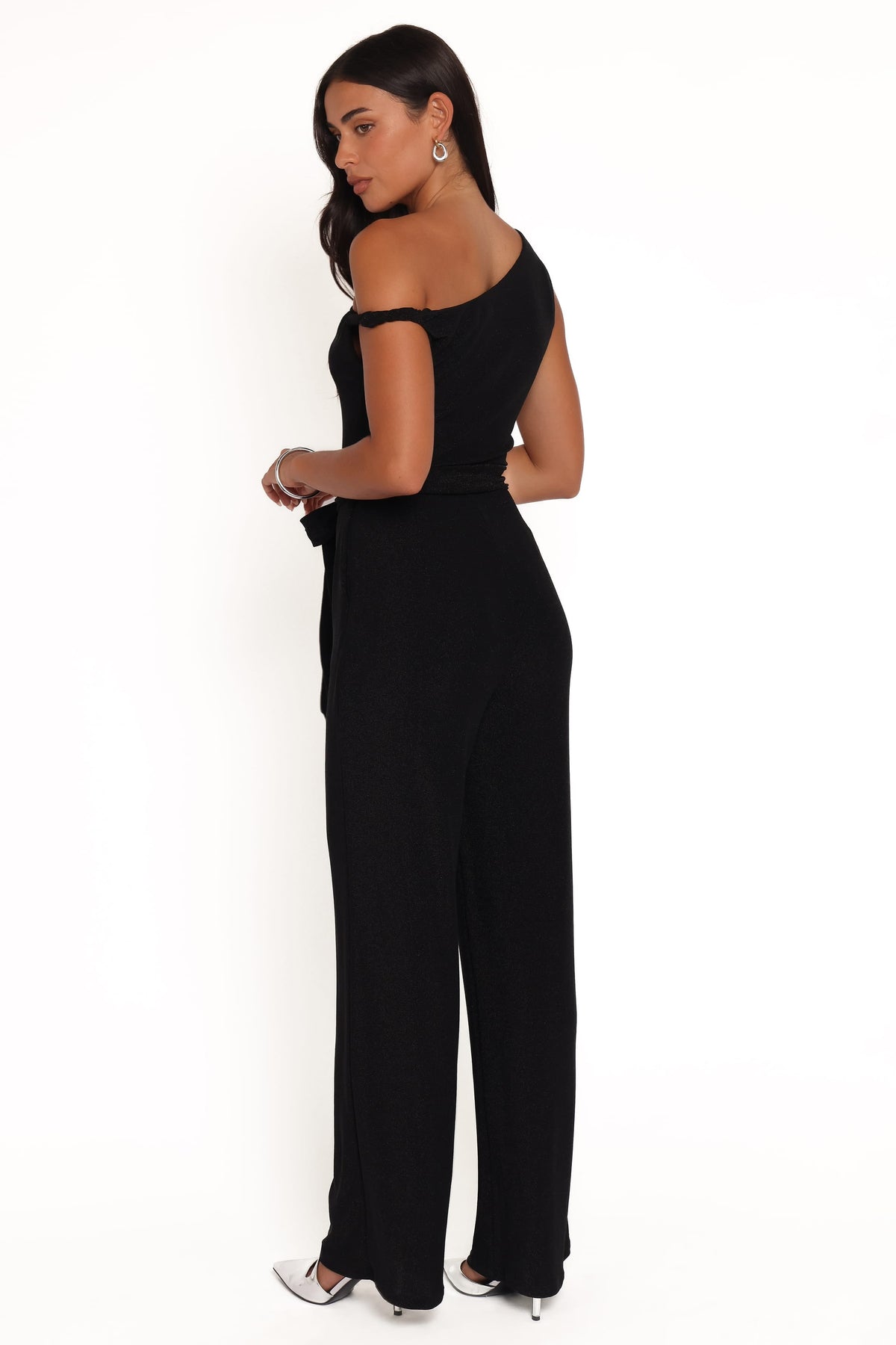 Katarina Off Shoulder Jumpsuit - Black
