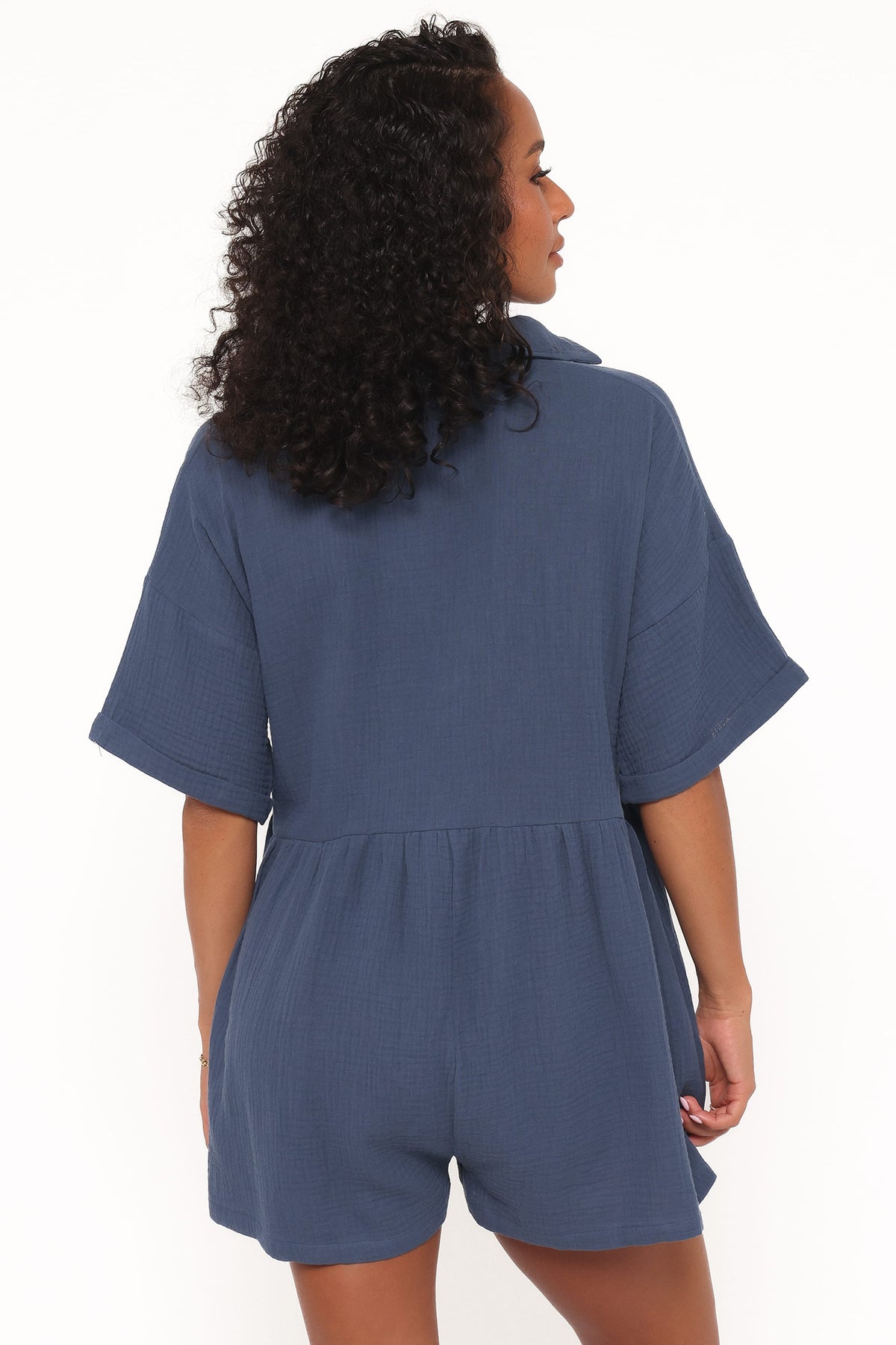 Winny Romper - Denim Blue