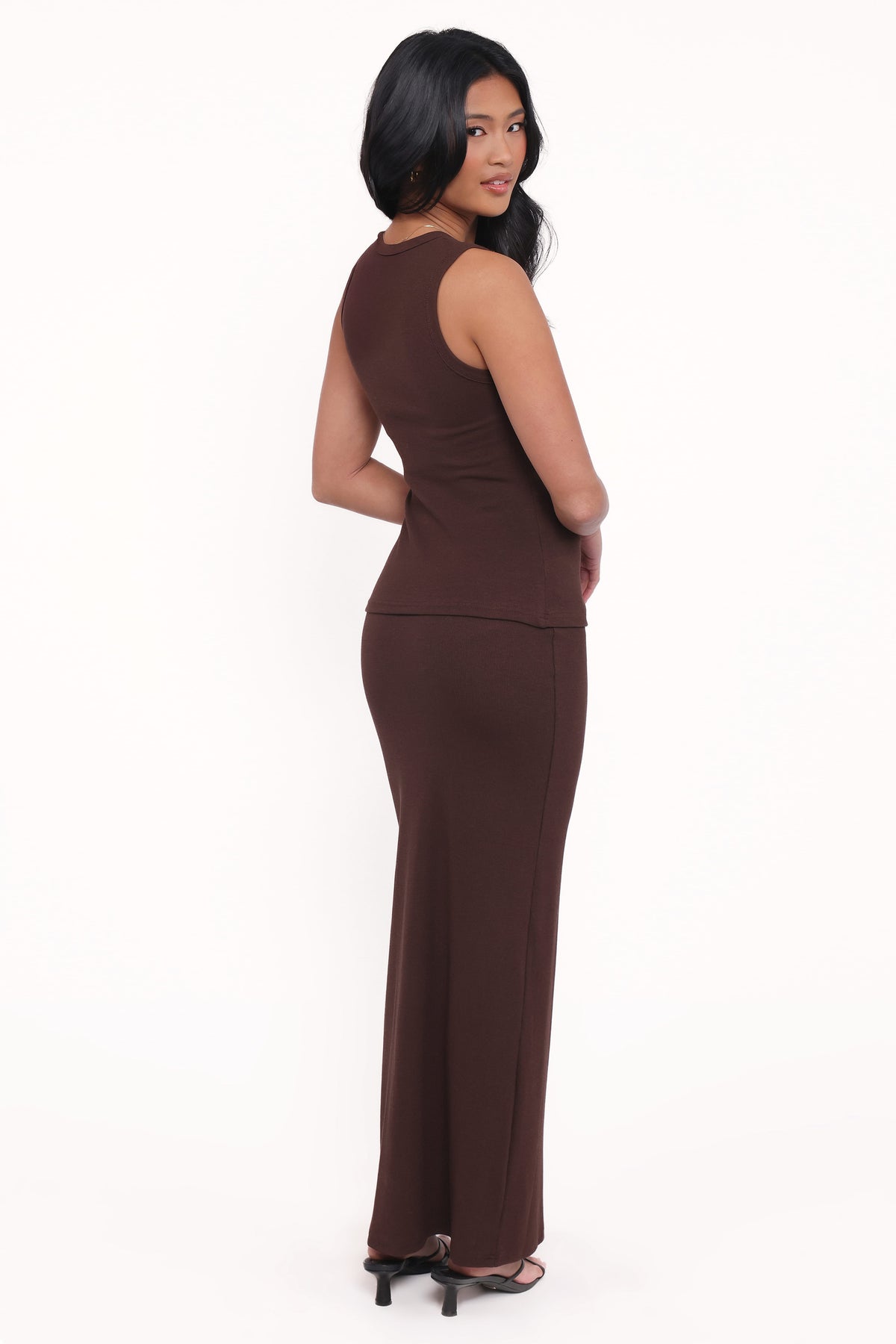 Adeline Two Piece Set - Chocolate