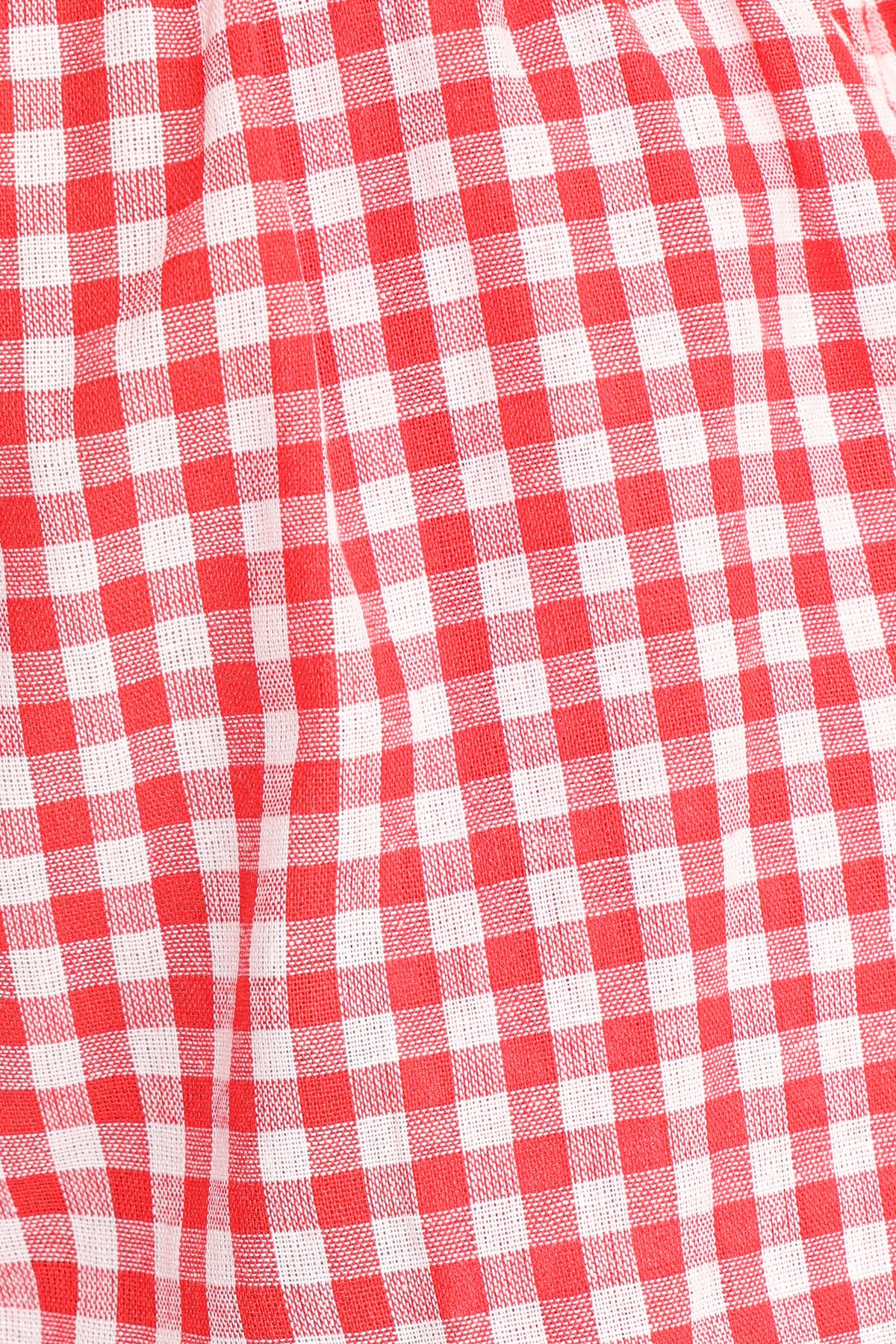 Daphne Short Set - Yellow Red Gingham