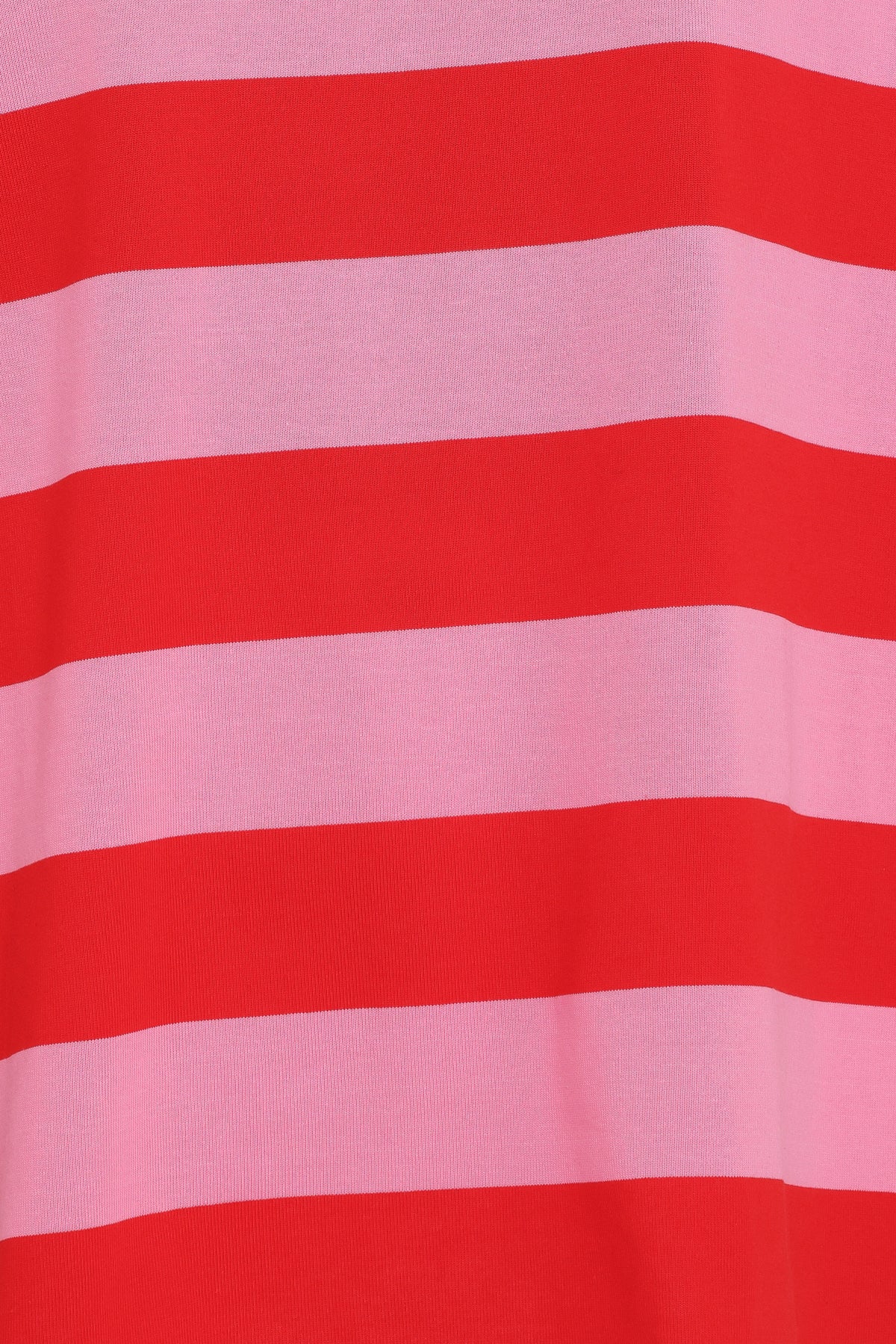 Zestora Tee - Red Pink Stripe